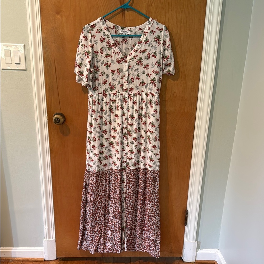 Polagram Tiered Maxi Sundress
